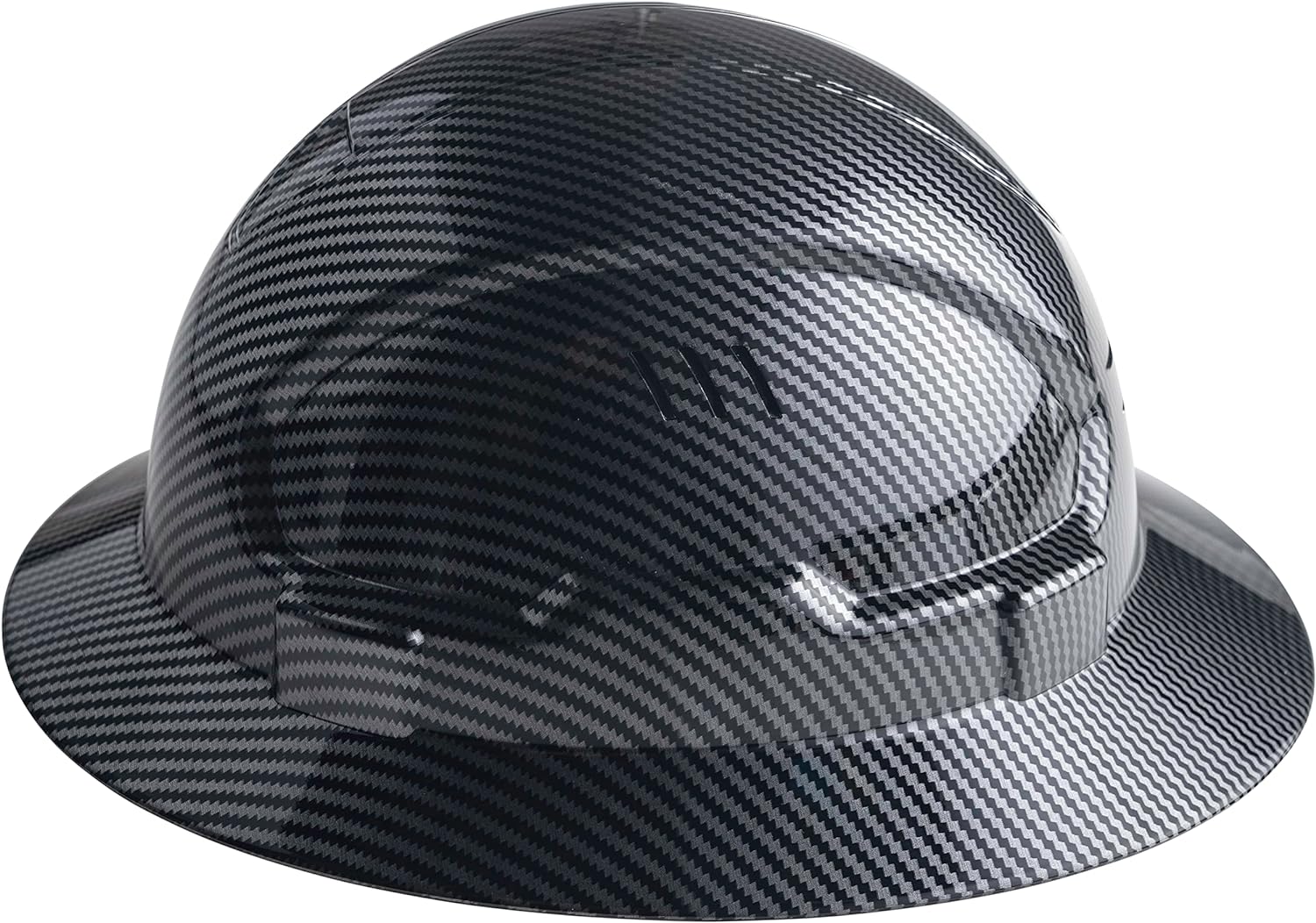 Ridgerock Hard Hat Construction OSHA Approved Vented Full Brim Safety Helmet Carbon Fiber Design Hard Hats, Cascos De Construccion Work H