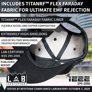 Shielding Faraday EMF Protection Baseball Hat