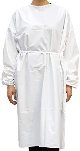 Milliard Reusable Isolation Gown | Universal Size | 10 per Case (White)