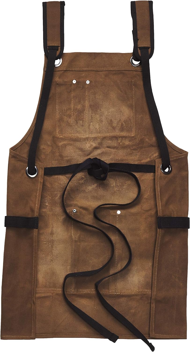 Angry Beaver Canvas Work Shop Apron