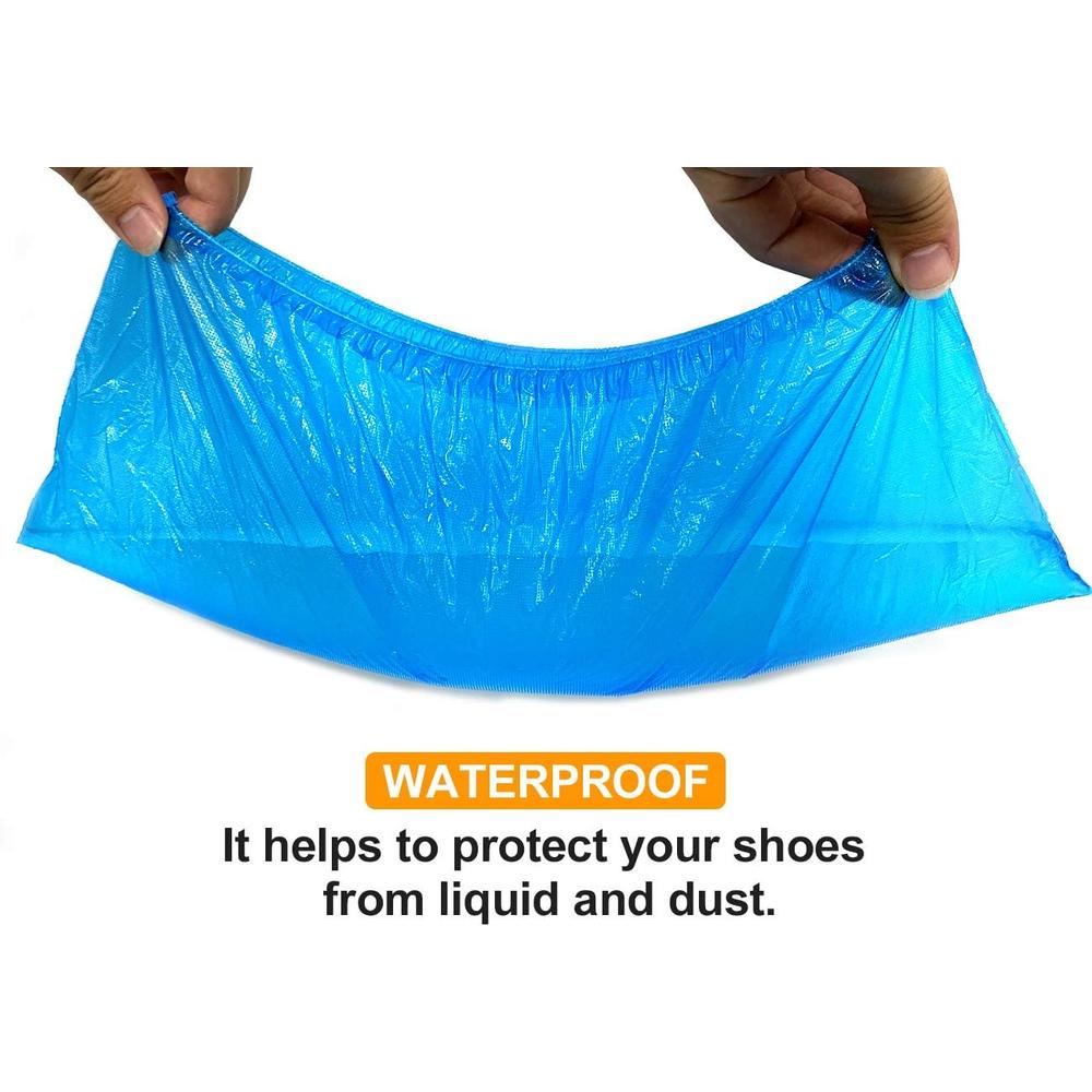OGUNUOKI Shoe Covers Disposable Recyclable -100 Pack(50 pairs) 15.7'' Hygienic Shoe
