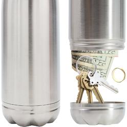 Stash-it Diversion Water Bottle Can Safe , Stainless Steel Tumbler with Hiding Spot for Money, Discreet Decoy for Travel or at Home, Bot