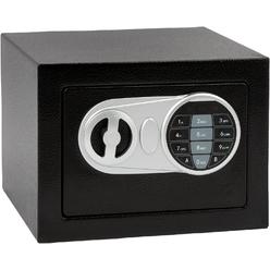 GOLDENKEY Safe and Lock Box Digital Electronic Security Keypad Mini Small Safes with Black Safe Box for Home Office Travel Business Use,