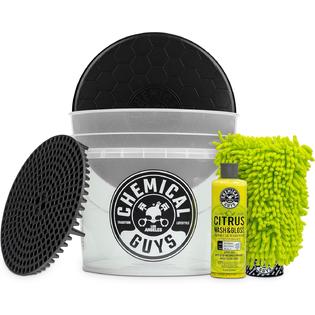 Chemical Guys HOL133 Ultimate Scratch-Free Detailing Bucket And Accessories  Car Wash Kit