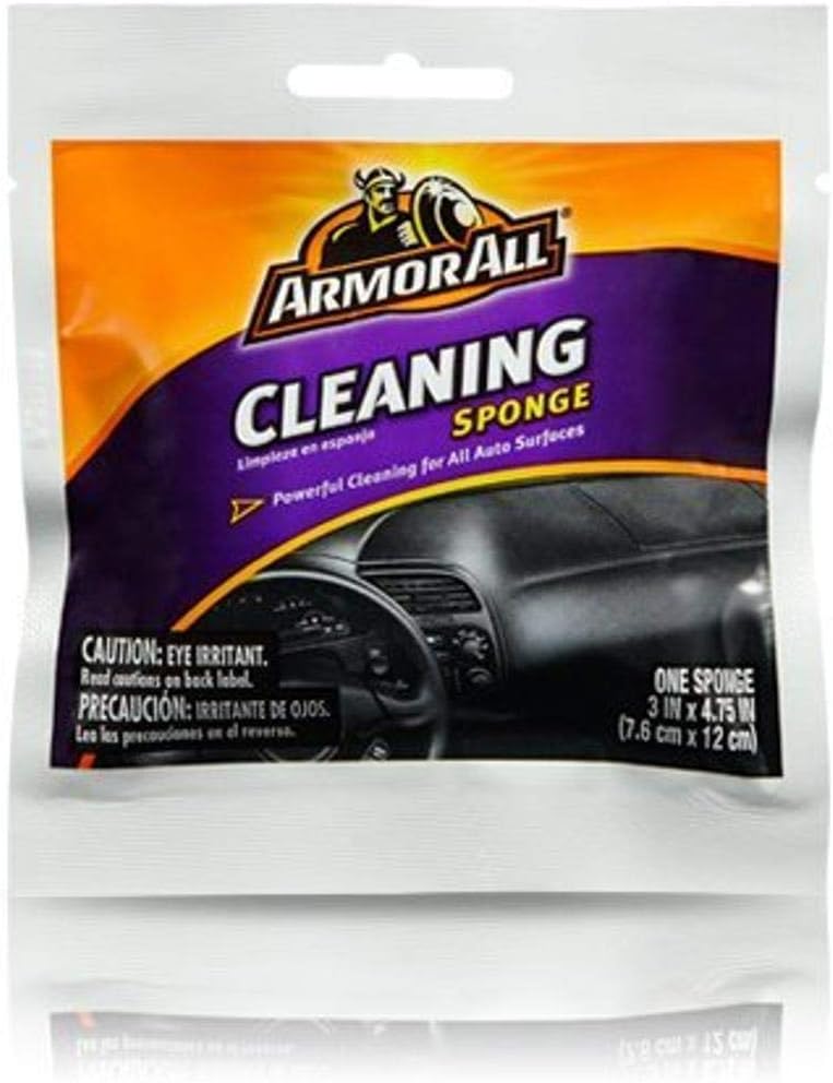 Armor All Cleaning Car Sponge , Car Wash Supplies for Cars, Trucks and Motorcycles