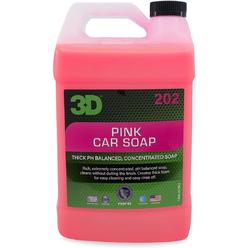 Generic 3D Pink Car Wash Soap (1 Gallon) - pH Balanced, Easy Rinse, Scratch Free Car Soap
