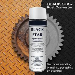 Best Supply Co. BLACK STAR Rust Converter - Converts Rust on Any Steel Surface &#226;&#128;&#147; 1 Aerosol Spray Can