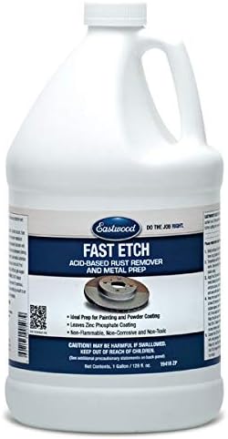 EASTWOOD Fast 1-Step Etch Rust Remover Painting Powder Coating Gallon