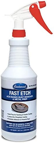EASTWOOD Fast 1-Step Etch Rust Remover with Pump Painting Powder Coating 32 oz