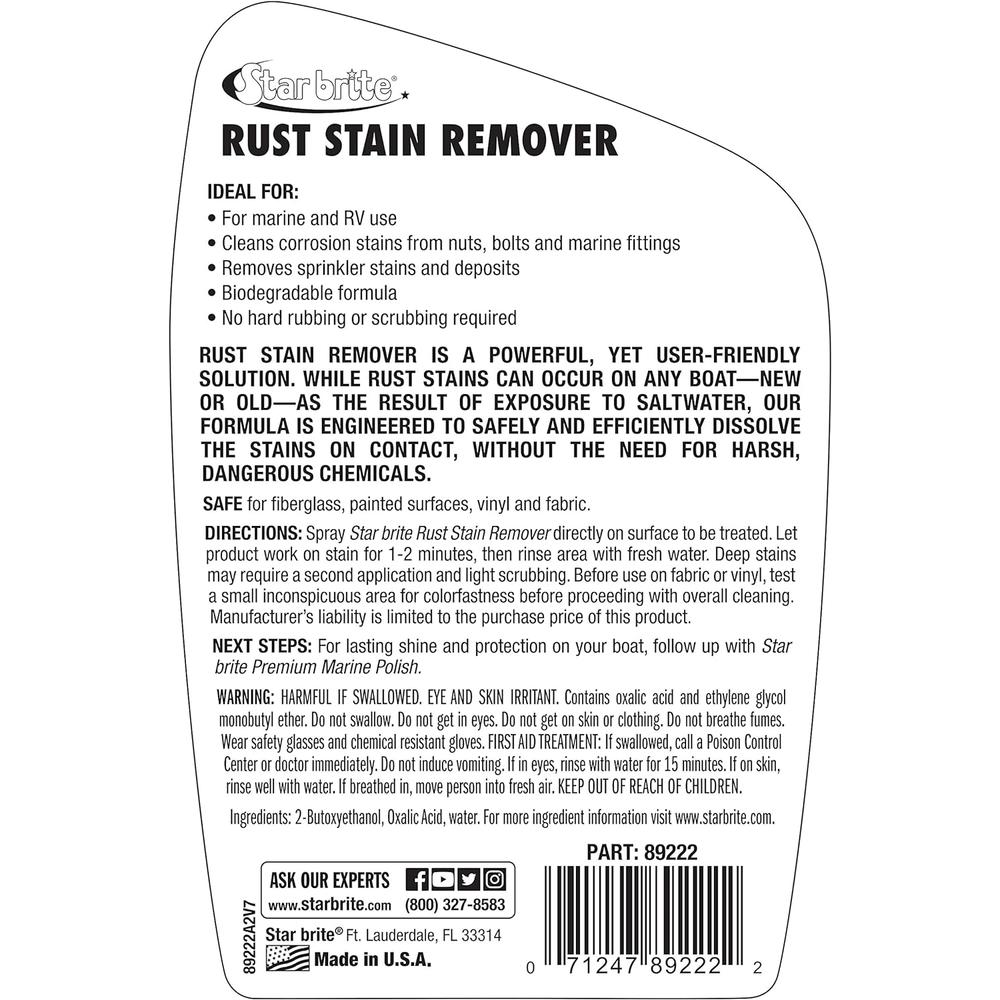 Star Brite Rust Stain Remover, 22 oz