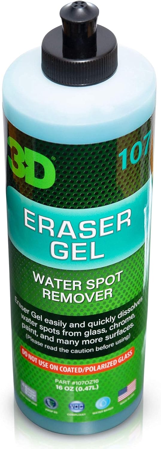 3D Car Care Products 3D Eraser Gel Hard Water Spot Remover - 16 oz