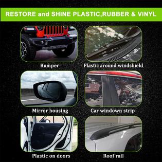Generic FOLLOWIN Plastic Restorer for Cars, Plastic Coating Exterior Black Trim  Restorer, Ceramic Coating, Resists Water