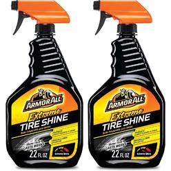 Armor All Car Tire Shine, One-Step Tire Shine Spray for Precise, Even Shine and Minimal Overspray - 2 Count
