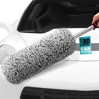 Relentless Drive Car Duster Exterior Scratch Free - Premium Microfiber  Duster for Car - Long Secure Extendable Handle, Removes Pollen, Dust