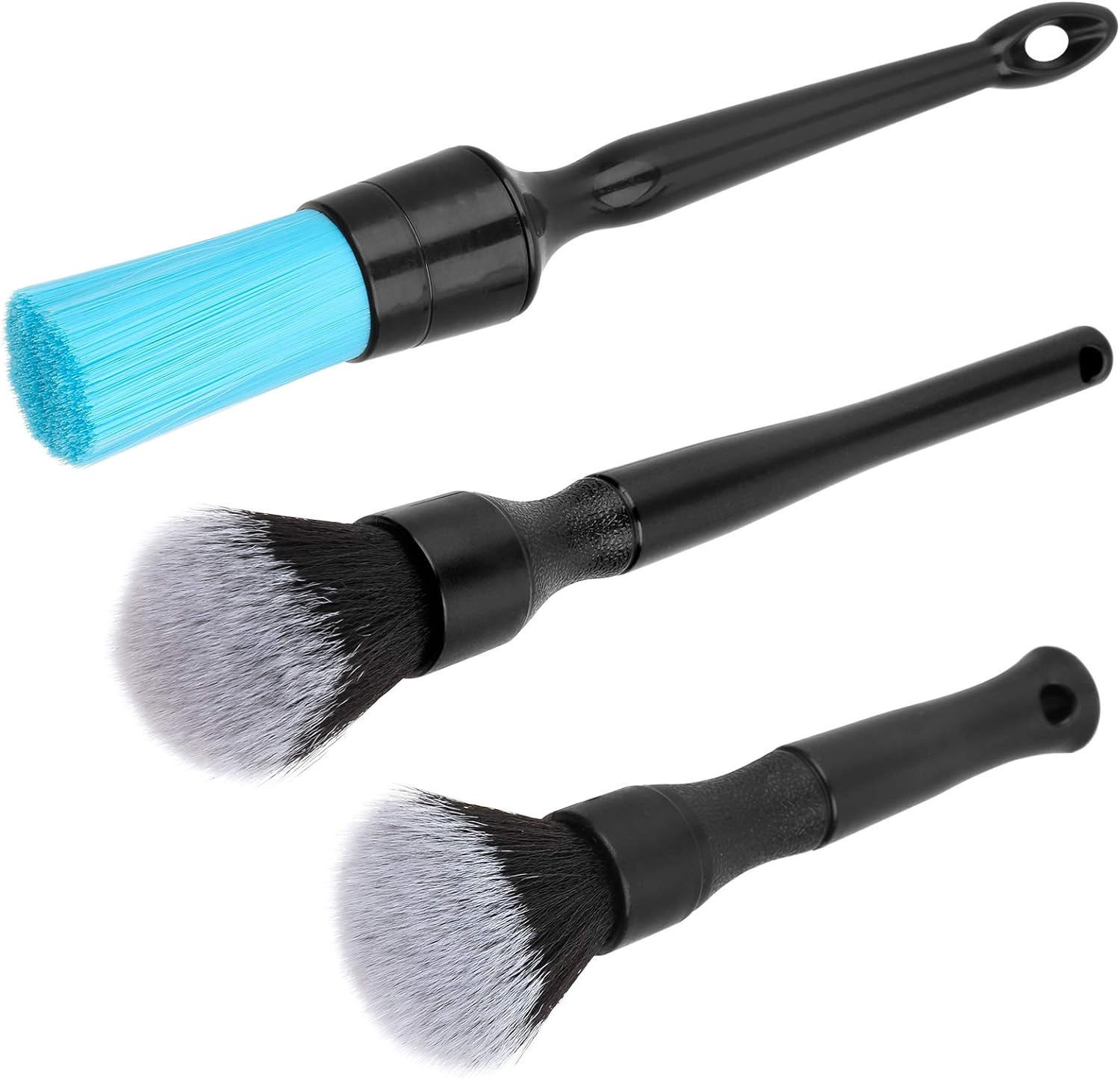 AntBooBoo Ultra- Soft Car Detailing Brush Set, Auto Detail Brush Kit for Elegant Surfaces, Interior Exterior No Scratch for Cleaning Air
