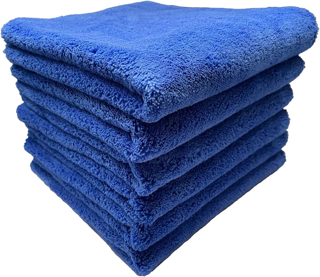 SOFTBATFY Very Plush Soft Edgeless Microfiber Towel, Microfiber Auto Drying Wash Detailing Towels, Soft and Absorbant Detailing Buffing P