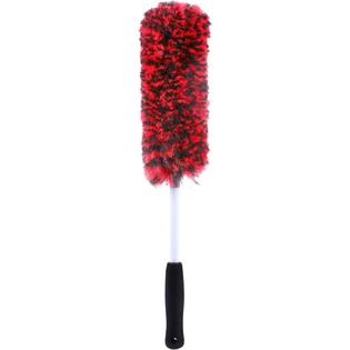 clean world industry Metal Free Wheel Cleaner Brush - Synthetic Wool Car  Cleaning Brush Highly Absorbent Tire