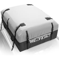 WILDROAD Rooftop Cargo Carrier Bag, WILDROAD 21 Cubic Feet 600D Ultra Anti-Tear Fabric Waterproof Car Roof Bag, Soft-Shell Roof Bag with