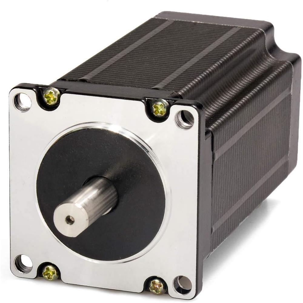 HobbyUnlimited Nema 23 Stepper Motor 4.2A 3.0Nm (425oz.in) 100mm Length with 8mm Shaft for CNC Mill Lathe Router