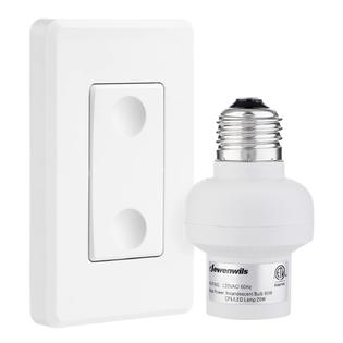 Generic DEWENWILS Remote Control Light Lamp Socket E26 E27 Bulb Base  Adapter, No Wiring, Wall Mounted Wireless Controlled Ceiling Light