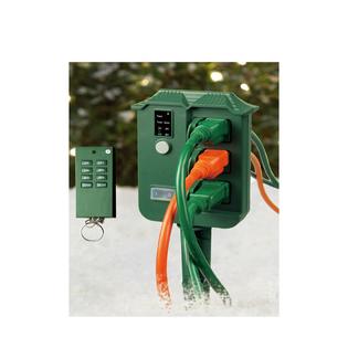 Generic ECOPlugs Outdoor Light Timer Remote Control, Christmas Light Timer  Switch Outlet, Automatic Light Switch Timer