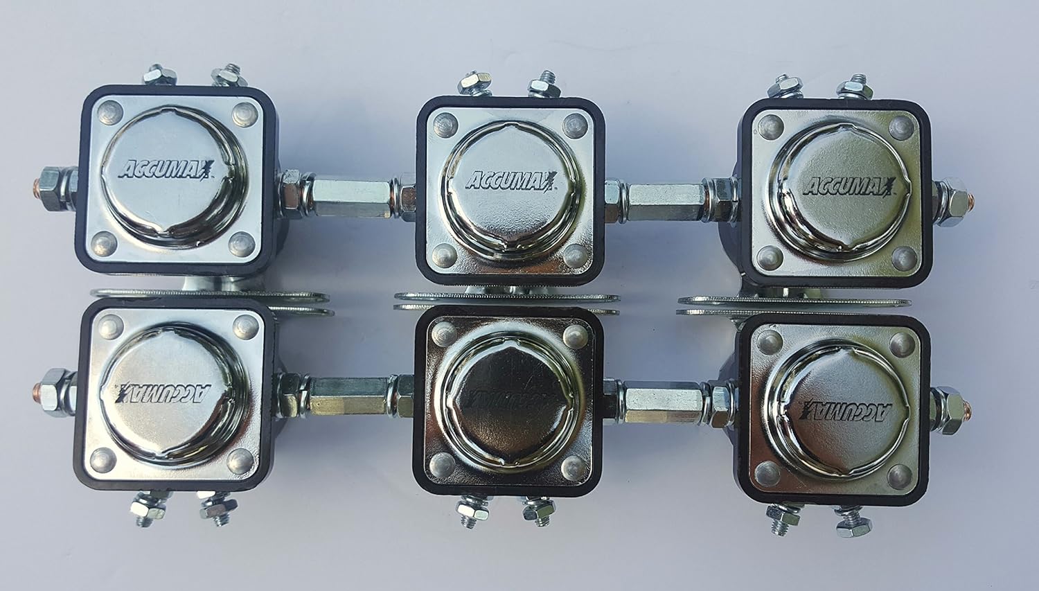 Accumax solenoids set of 6 with coupling nuts Included low rider