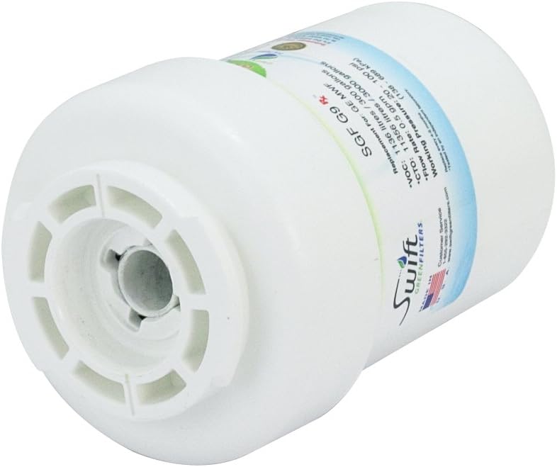 Swift Pharmaceutical Water Fil SGF-G9 Rx Pharmaceutical Replacement water filter for GE MWF, WF287, 46-9991,EFF-6013A,46-9905, by Swift Green Filters (1pack)