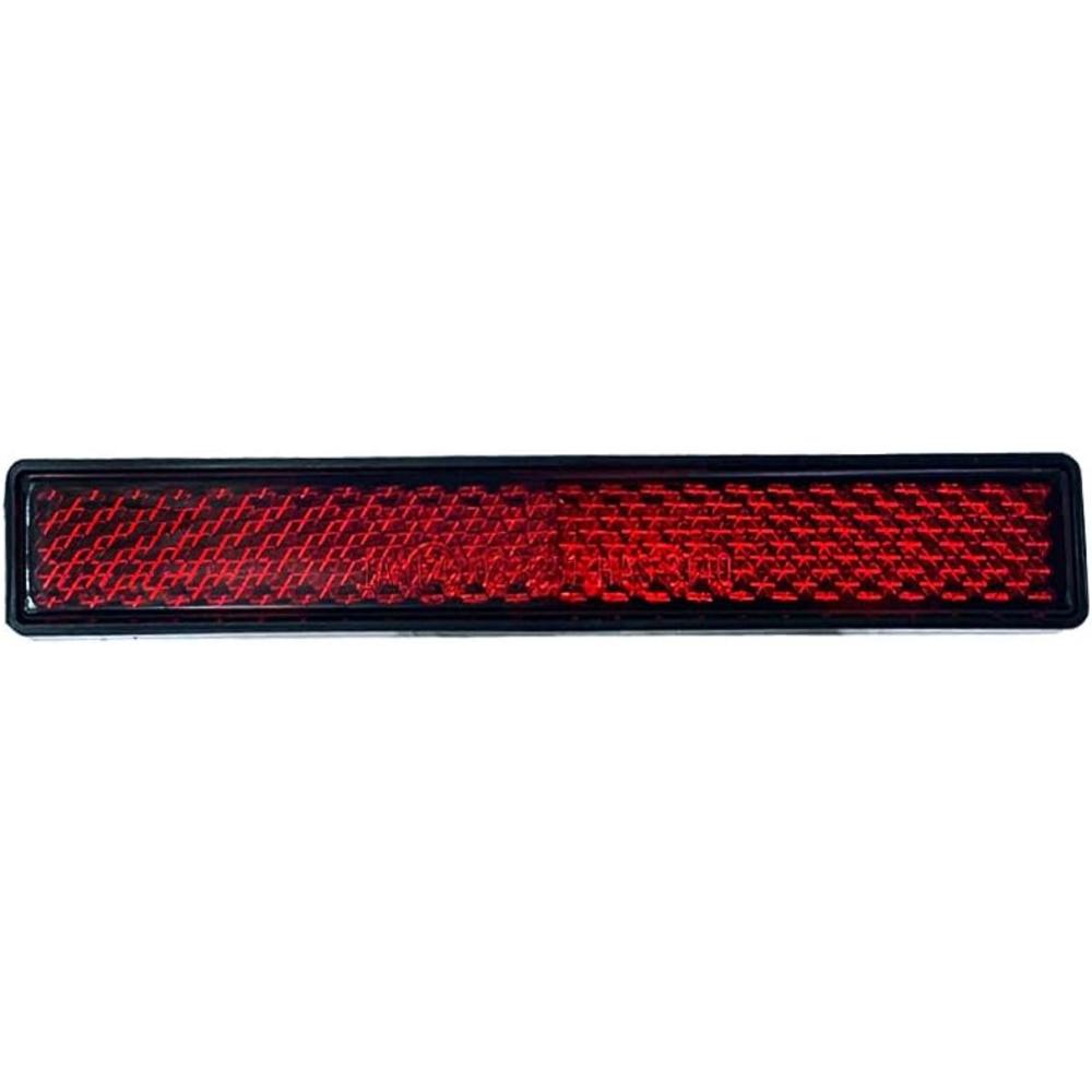 Generic Stick-on Rectangular Reflectors - Safety Spoke Reflective Quick Mount Custom Accessories Adhesive Reflector for Cars, Trailer,