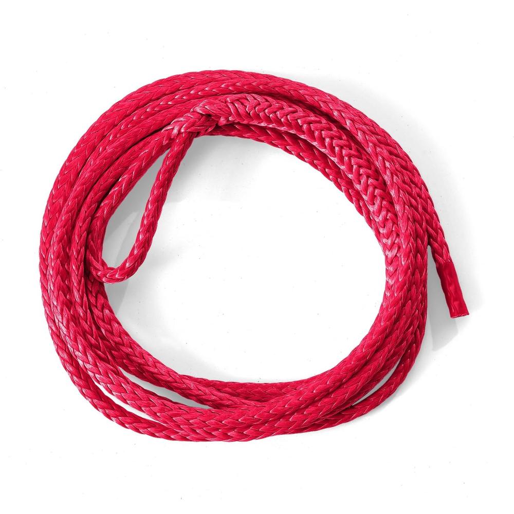 Warn Industries 68560 Synthetic Winch Rope 8ft, 1 Pack , Red
