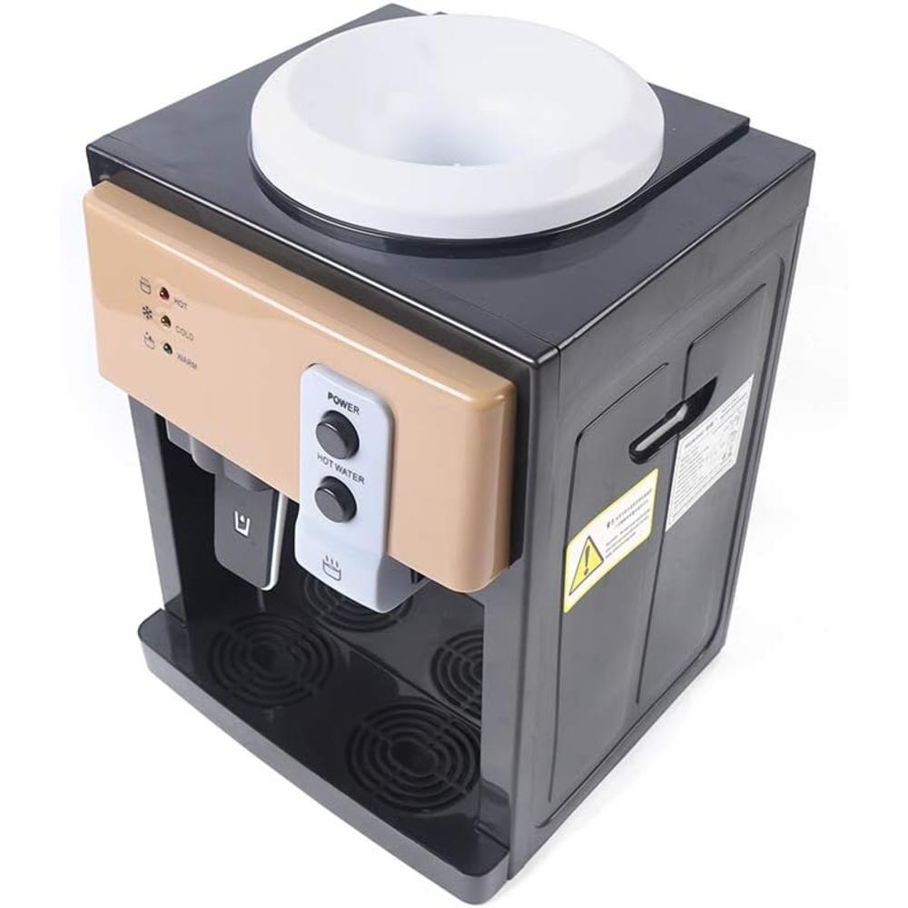 SanBouSi Desktop Electric Hot Cold Water Cooler Dispenser Top Loading Countertop Drinking Machine Auto-Temperature Control Office Home 1