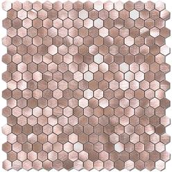 Benice Peel and Stick Backsplash Kitchen Tiles,Stick on Backsplash Peel and Stick Mosaic Tiles Penny Hexagon Backsplash Small Tiles Me