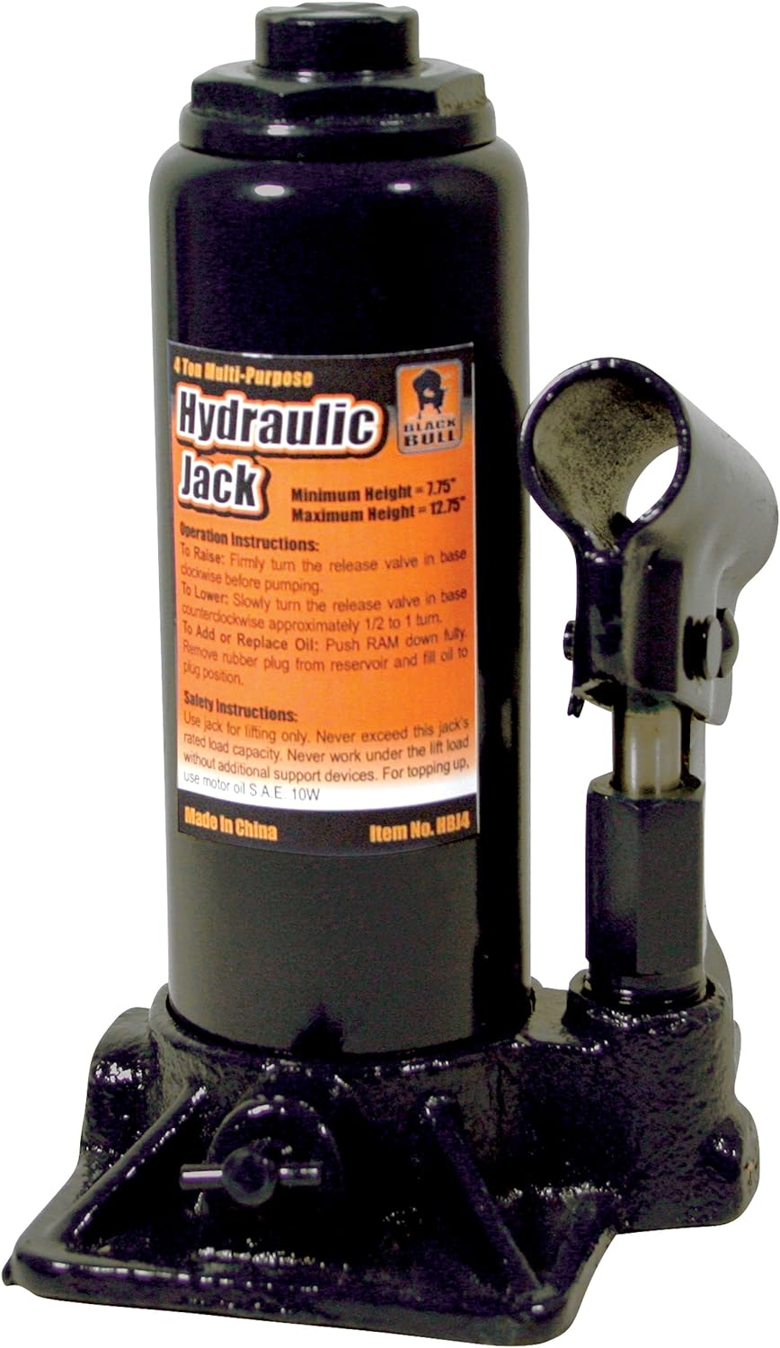 Buffalo Tools Black Bull HBJ4 4 Ton Multi-Purpose Hydraulic Jack