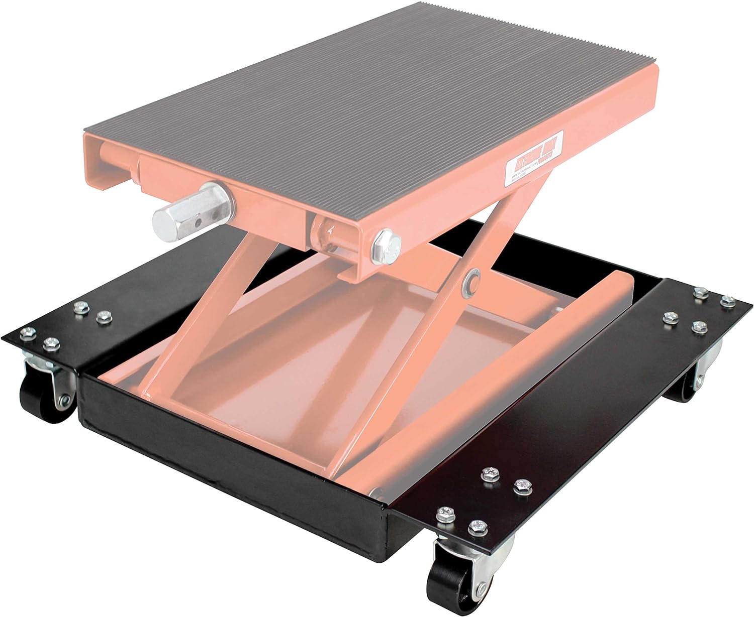 Extreme Max 5001.5067 Dolly Tray for Wide Motorcycle Scissor Jack