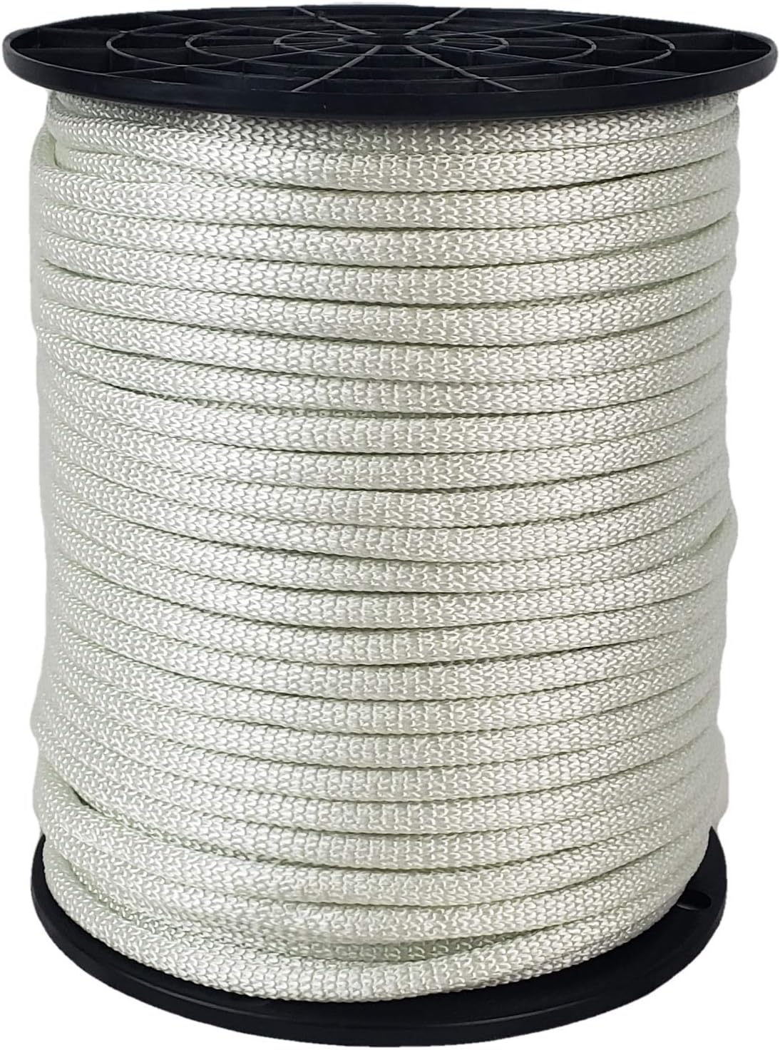 Quality Nylon Rope 1/4 inch Knotrite Nylon Rope - 500 Foot Spool | 100% Nylon - Solid Braid - Dyeable - Industrial Grade - High UV and Abrasion Re