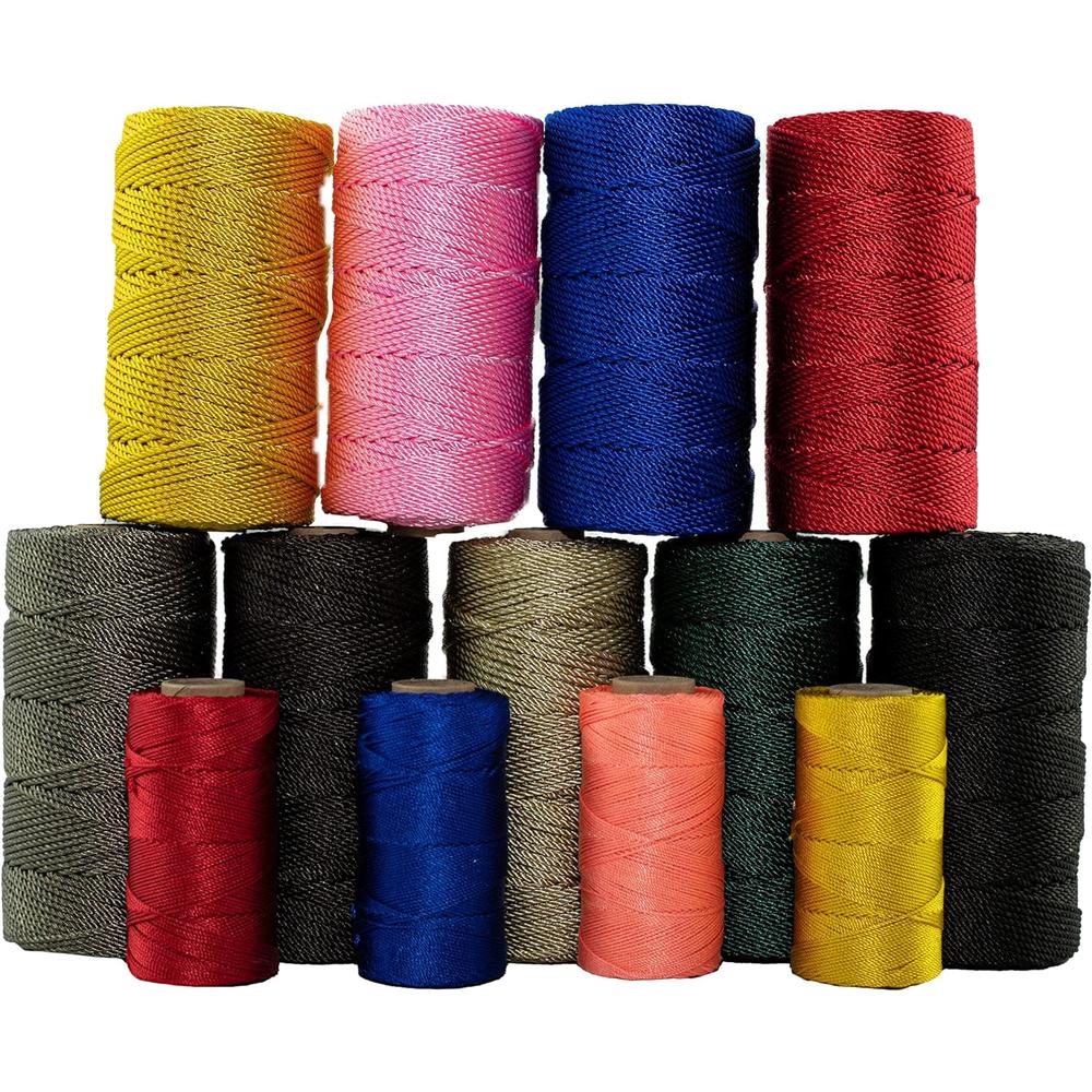 Generic Rosary Twine (#9 or #36) - SGT KNOTS - 3 Strand Twisted Nylon Crafting Twine Made for Rosaries - Easy to Work with, Soft, Even