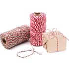 Benvo Christmas Twine 2-Pack Red White Green Cotton Twine and Red White  Cotton String Rope Ribbon Cord Wrapping, Baking, Butchers, DI
