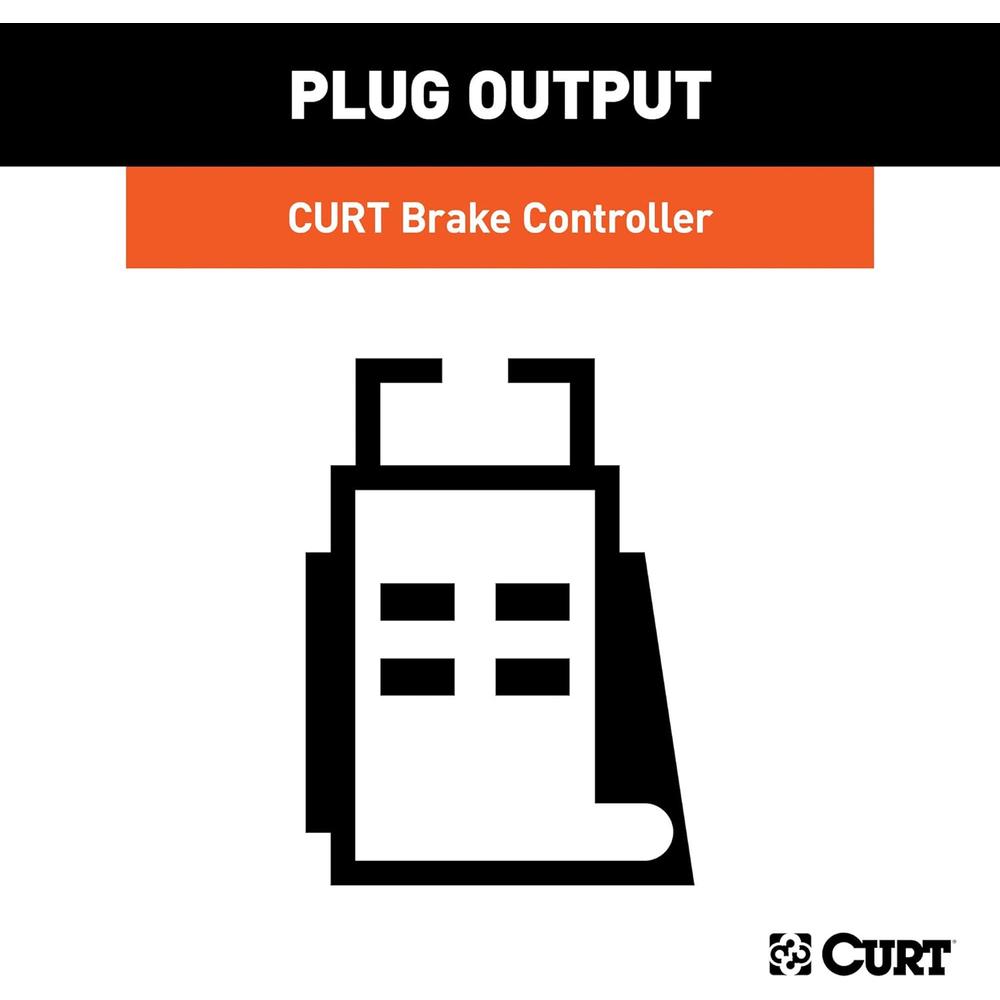 CURT 51451 Quick Plug Electric Trailer Brake Controller Wiring Harness, Select Chevrolet Silverado, Suburban, Tahoe, GMC Sierra