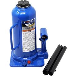 K Tool International XD 12 Ton Manual Bottle Jack; Lifting Range 8.46" - 15.75", Ductile Iron Hydraulic Base for Added Strength; KTIXD6321