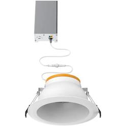 Commercial Electric 8 in LED RECESSED Downlight | Color Changing RECESSED KIT - Warm | Soft | Neutral | Bright | Daylight | DIMMABLE | Adj