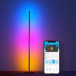 Govee RGBIC Floor Lamp, LED Corner Lamp Works with Alexa, Smart Modern Floor Lamp with Music Sync and 16 Million DIY Colors, Ambiance