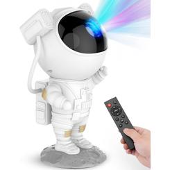 Mooyran Star Projector Galaxy Night Light - Astronaut Space Buddy Projector, Starry Nebula Ceiling LED Lamp with Timer and Remote, Kids