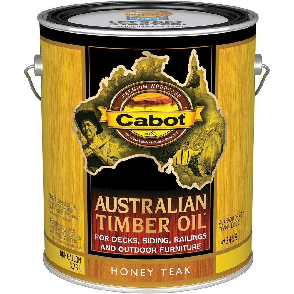 cabot 140.0019400.005 Australian Timber Oil Water Reducible Stain, Natural