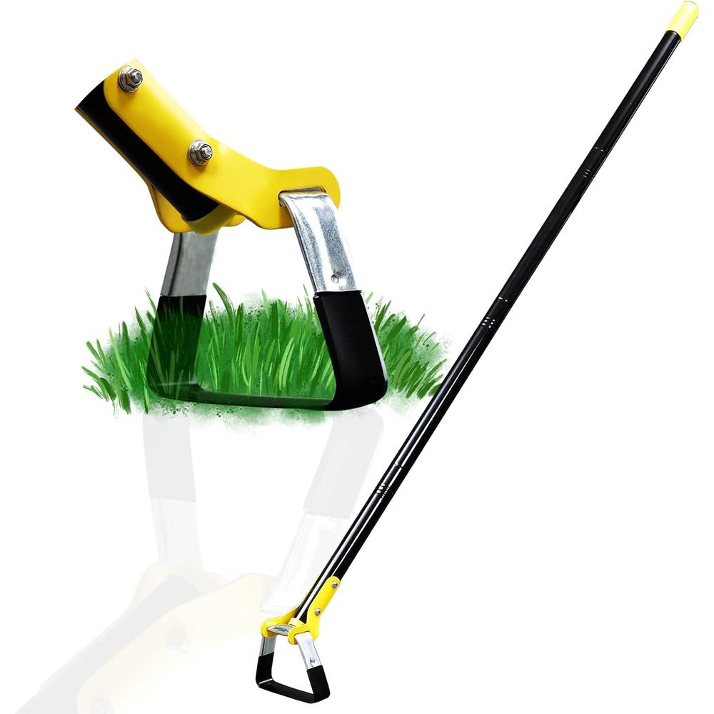 DonSail Hoe Garden Tool - Scuffle Garden Hula Hoes for Weeding Gardening Long Handle Heavy Duty - Adjustable Weeding Loop Stirrup Hoe 3