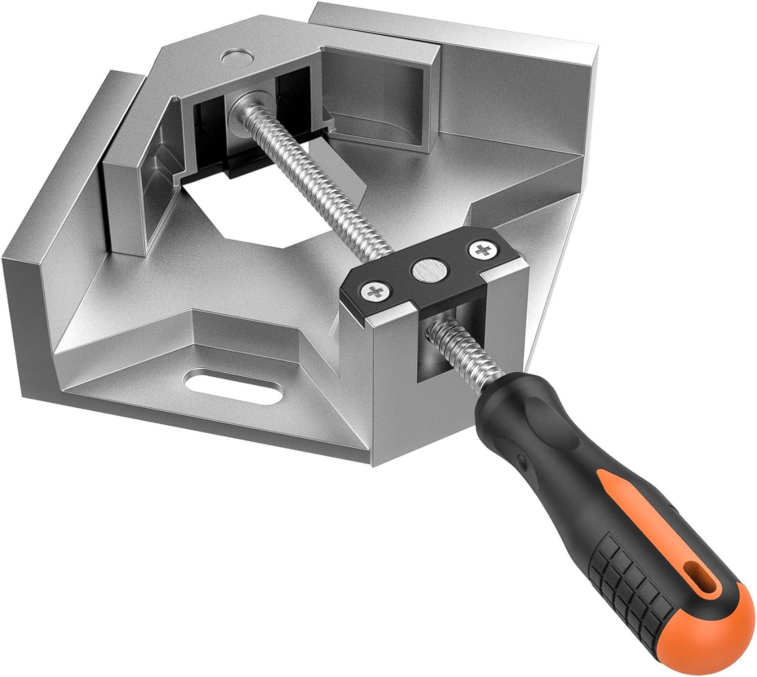 Housolution Right Angle Clamp,  Single Handle 90&#194;&#176; Aluminum Alloy Corner Clamp, Right Angle Clip Clamp Tool Woodworking P