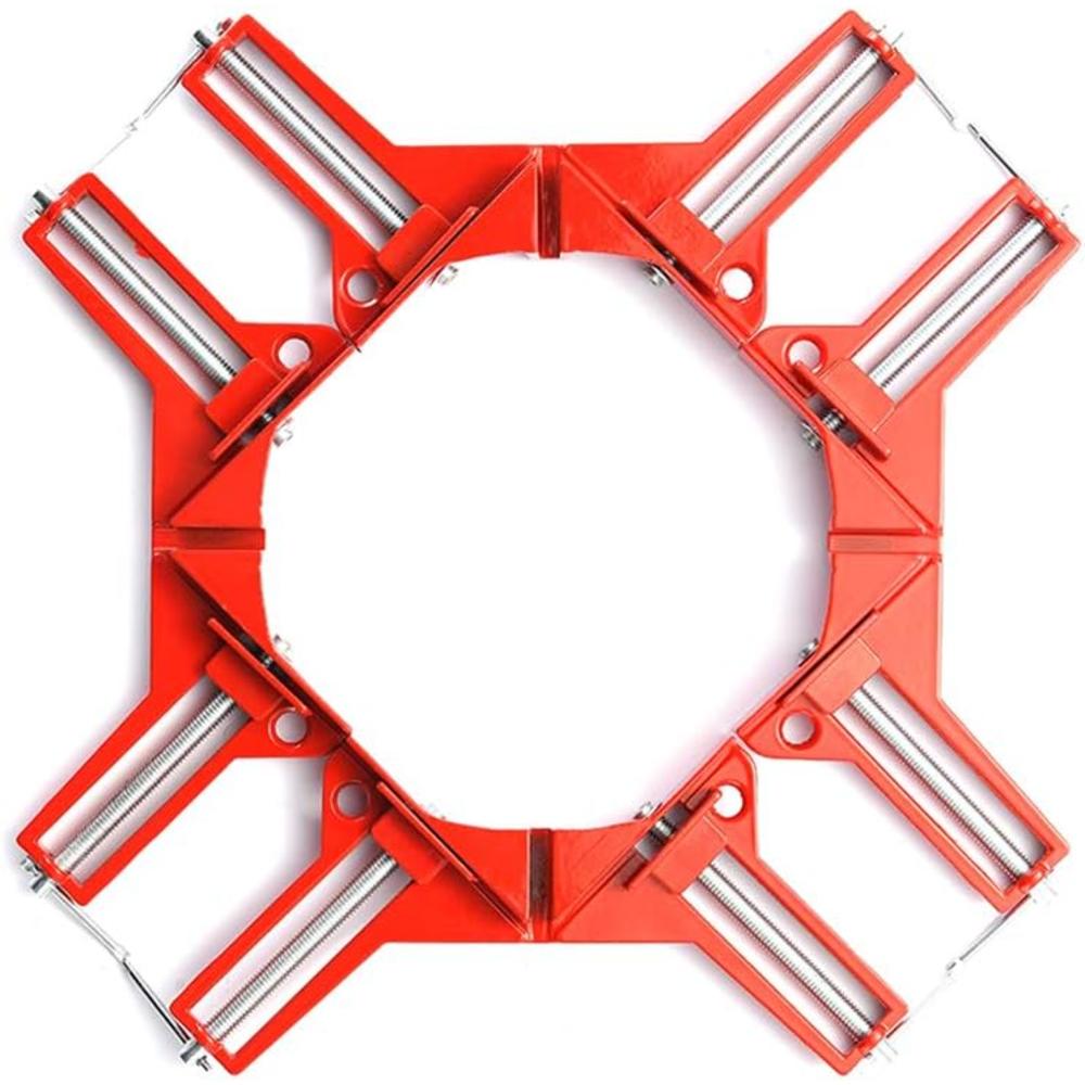 HEWEGO Angle Clamp, 4PCS 90 Degree Corner Clamp, Multifunctional Picture Framing Holder, Woodworking Hand Tools