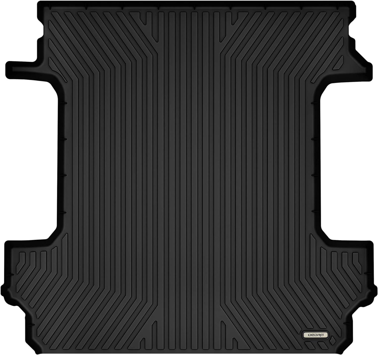oEdRo Truck Bed Mats Compatible with 2019-2022 Chevy Silverado / GMC Sierra 1500 Crew Cab Short Bed, Custom Fit All-Weather Rubber Tr