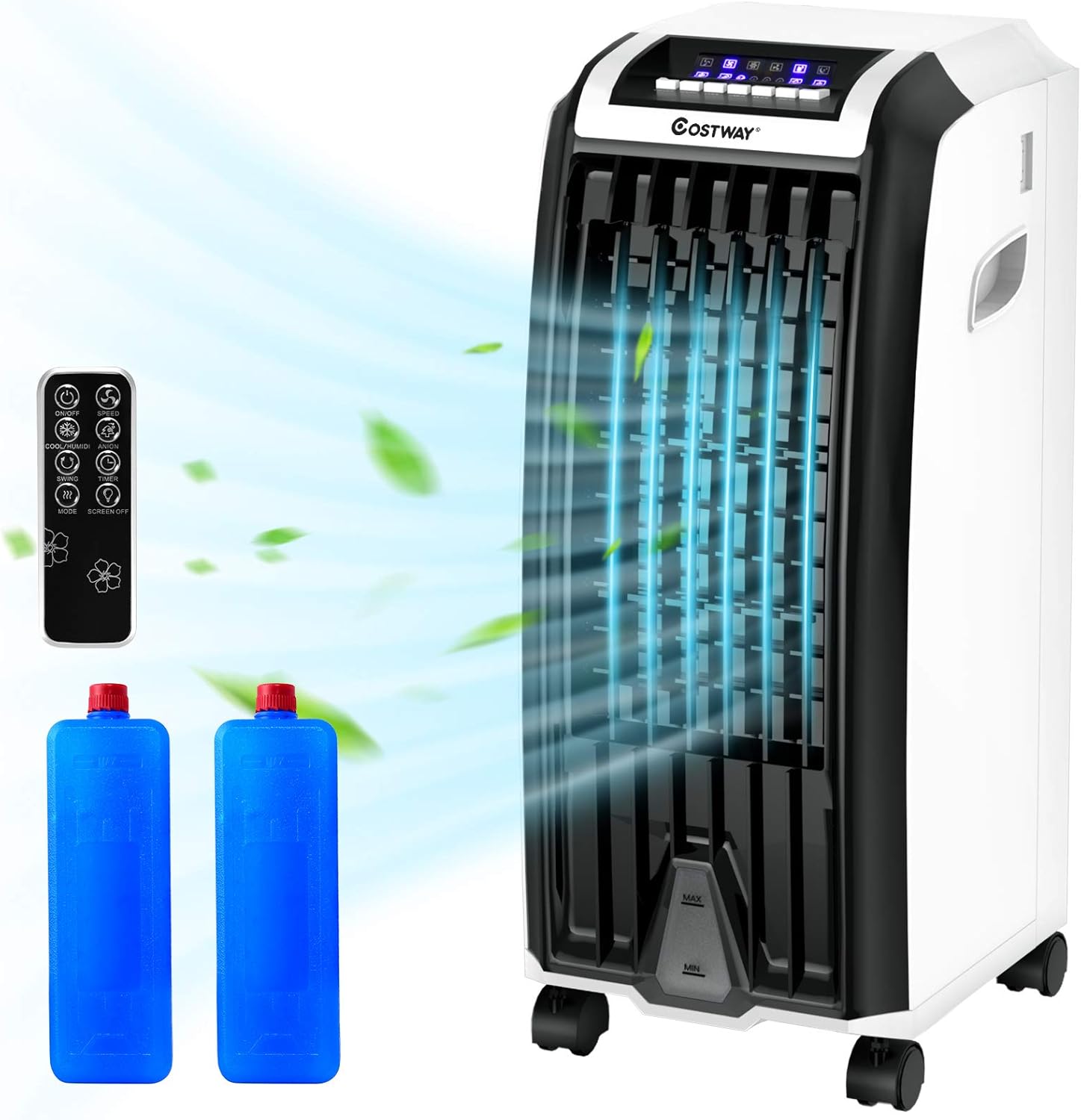 Costway iSH09M530489mn Evaporative Cooler, Portable Cooling Fan with