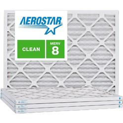 Filtration Group Aerostar 13x21 1/2x1 MERV 8, Pleated Air Filter, 13 x 21 1/2 x 1, Box of 4, Made in The USA