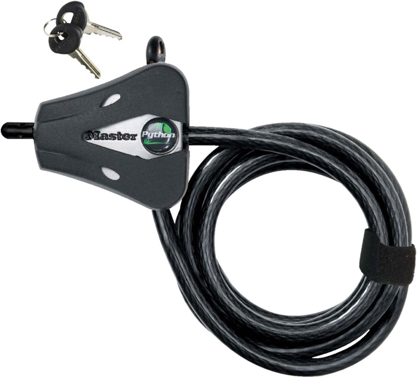 Master Lock Python Cable Lock, Cable Lock with Keys, Trail Camera and Kayak Locking Cable, 8418D