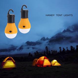 SlimK 2 Pack Portable LED Lantern Tent Light Bulb for Camping